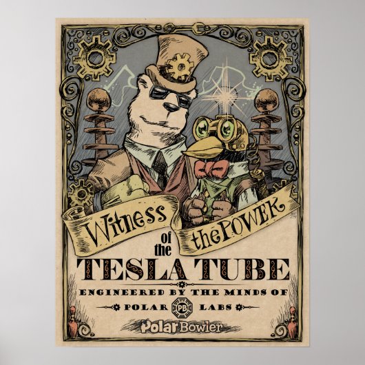 PB Tesla Poster (Vorne)