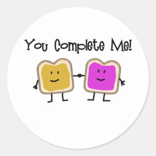 PB U.J RUNDER AUFKLEBER