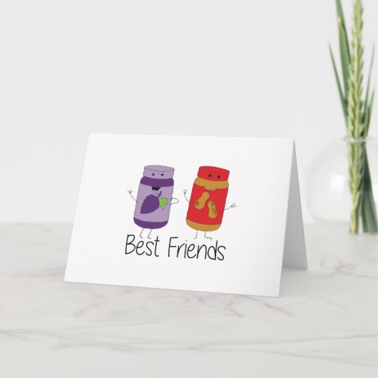 PB und J Best Friends Pb und J BESTE FREUNDIN Zeic Karte (Vorderseite)