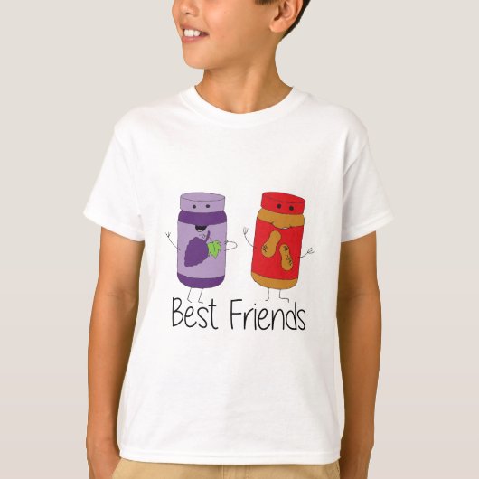 PB und J Best Friends Pb und J BESTE FREUNDIN Zeic T-Shirt (Vorderseite)