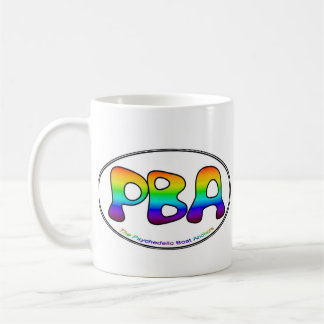 PBA weiße Tasse Oval-15oz