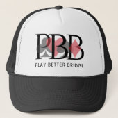 PBB Hat - Red Logo Truckerkappe (Vorderseite)