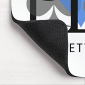 PBB-Mauspad - Blau Mousepad (Ecke)