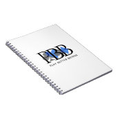 PBB Notizbuch - Blau Notizblock (Rechte Seite)