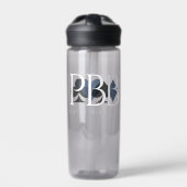 PBB Wasserflasche - Klar Blau Trinkflasche (Vorderseite)