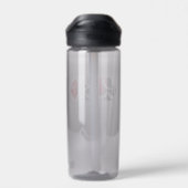 PBB Wasserflasche - Klar Rot Trinkflasche (Rückseite)