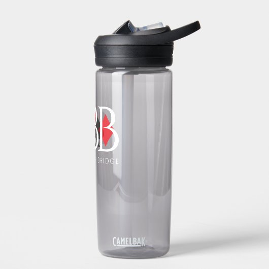 PBB Water Bottle - Clear Red Trinkflasche (Links)
