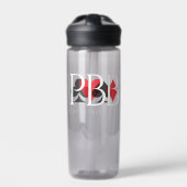 PBB Water Bottle - Clear Red Trinkflasche (Vorderseite)