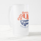 PBC Gator Club® mattierte Bier-Tasse Mattglas Bierglas (Vorderseite Links)