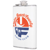 PBC Gator Club® Vinyl-umhüllte Flasche Flachmann (Links)