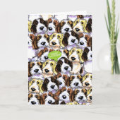 PBGV Hogs Funny Birthday Karte (Vorderseite)