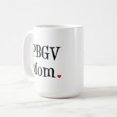 PBGV Mama-Tasse Kaffeetasse (Vorderseite Links)