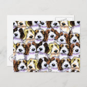 PBGV-Paket Postkarte (Vorne/Hinten)