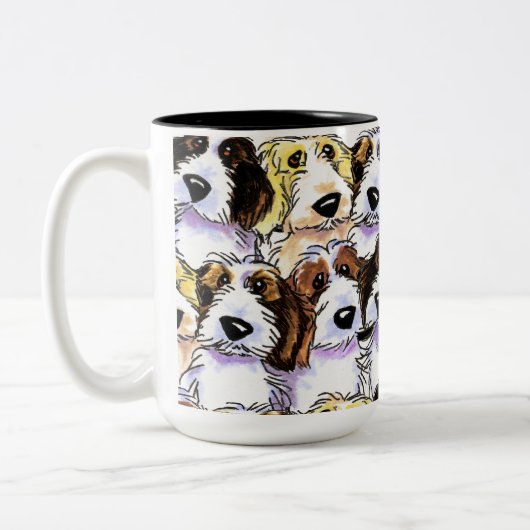 PBGV-Paket Zweifarbige Tasse (Links)