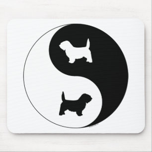 PBGV Ying Yang Mousepad
