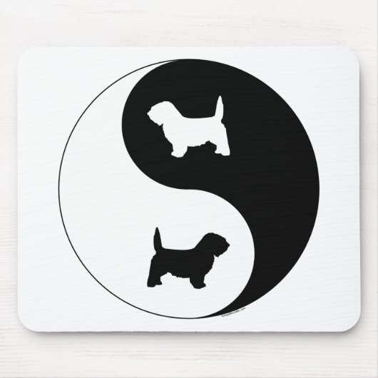 PBGV Ying Yang Mousepad (Vorne)