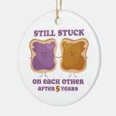 PBJ 5. Jahrestag Keramikornament (Links)