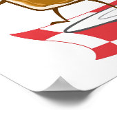 PBJ BESTE FREUNDIN Funny Poster (Ecke)