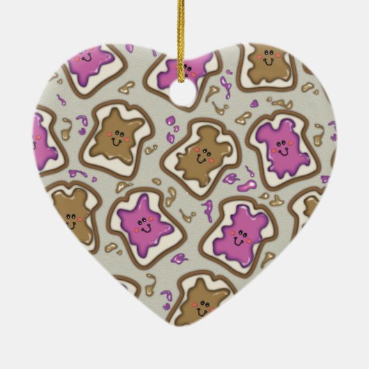 PBJ Sandwich Keramikornament (Hinten)