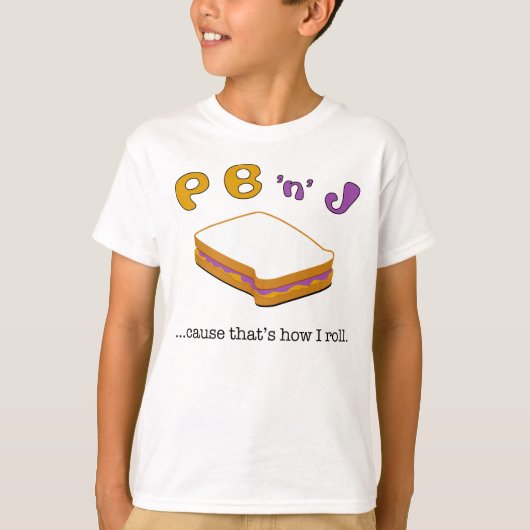 PBJ… Ursache, die ist, wie ich rolle. T-Shirt (Vorderseite)