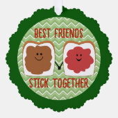 PBnJ Ornament Karte (Vorderseite)