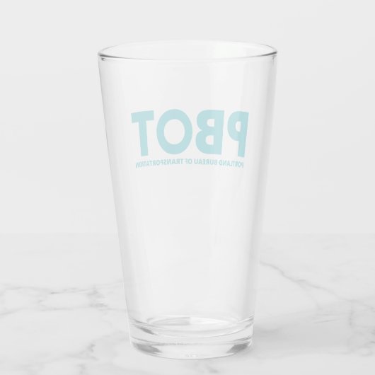 PBOT Blue Logo Tumbler (Rückseite)