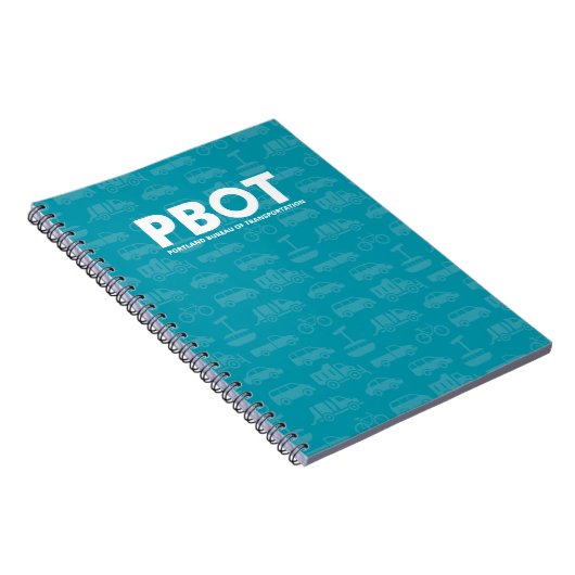 PBOT Blue Notebook Notizblock (Rechte Seite)