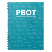 PBOT Blue Notebook Notizblock (Vorderseite)