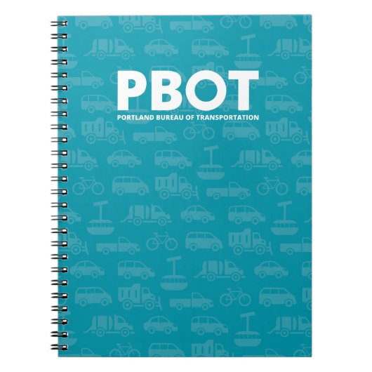 PBOT Blue Notebook Notizblock (Vorderseite)