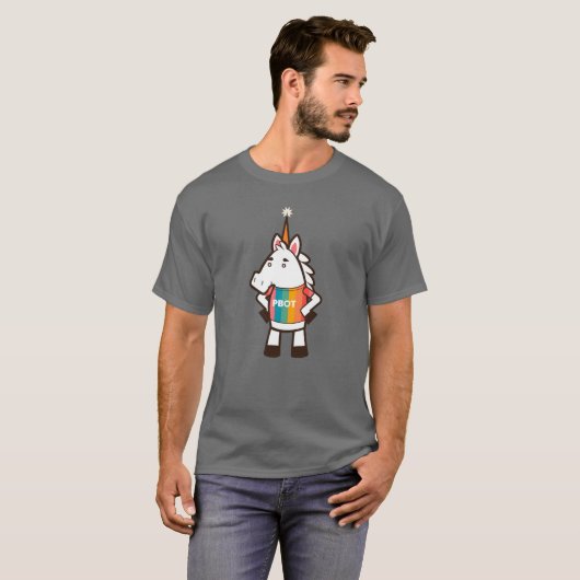 PBOT Pride Unicorn T-Shirt (Vorne ganz)