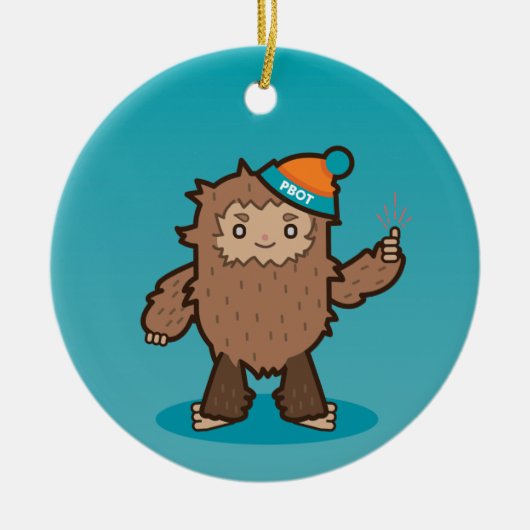 PBOT Sasquatch Ornament (Vorne)