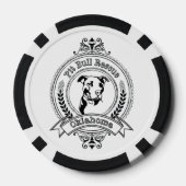 PBR Pit Bull Poker Chip Set (Rückseite)