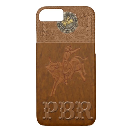 "PBR" Western-Rodeo iPhone 7 Fall Case-Mate iPhone Hülle (Rückseite)