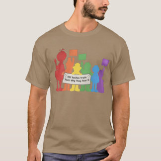 PBS lehrt die Wahrheit, deshalb haben sie Angst da T-Shirt