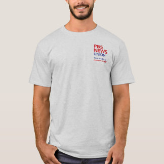 PBS NewsHour Union T-Shirt-Logo auf der Seite T-Shirt