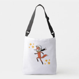 PBSummit Dash the Fox Astronaut Cross-Body Bag Tragetaschen Mit Langen Trägern