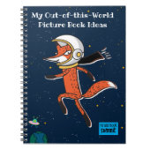 PBSummit Dash the Fox Out-of-the-World-Notebook Notizblock (Vorderseite)