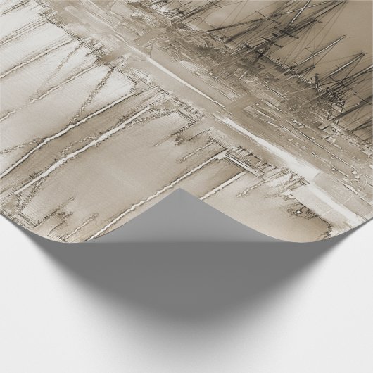 PBTS Sunrise 4 künstlerisch Geschenkpapier (Ecke)