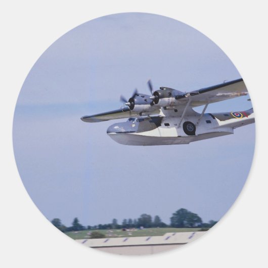 PBY, 5A Catalina, Erkundungsflotte des Zweiten Wel Runder Aufkleber (Vorderseite)