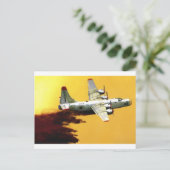 PBY Feuerwehrflugzeug Postkarte (Stehend Vorderseite)