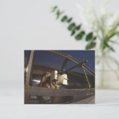 PBY Gunner Postkarte (Stehend Vorderseite)