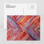 PC Artisanware Strick Post Card Postkarte (Vorne/Hinten)