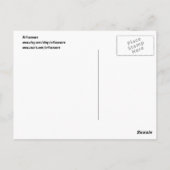 PC Artisanware Strick Post Card Postkarte (Rückseite)