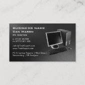 PC Blue Motherboard Notebook-Technikerreparatur Visitenkarte (Vorderseite)