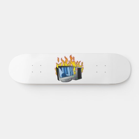 PC-Brandschutztafel Skateboard (Horizontal)