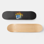 PC-Brandschutztafel Skateboard (Horizontal)