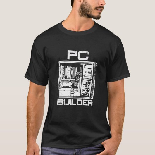 PC Builder Computer Expert Information Technology T-Shirt (Vorderseite)