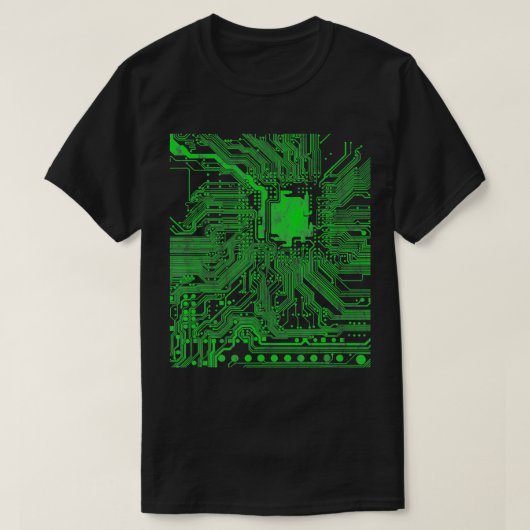 PC-Chip-Mainboard CPU-Kernprogramm Ner T-Shirt (Design vorne)