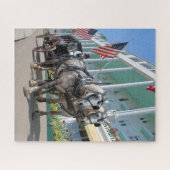 PC des Mackinac Insel-Pferd gezeichneter Wagens Puzzle (Horizontal)