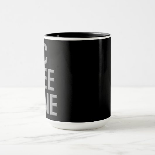PC Free Zone Black Combo Tasse (Zentrum)